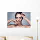 Beautiful Woman with Stylish Wall Decal