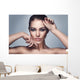 Beautiful Woman with Stylish Wall Decal