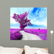 Paisaje Surrealista Arbol Y Wall Decal