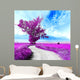 Paisaje Surrealista Arbol Y Wall Decal