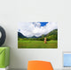 Easter island head on Kualoa Ranch, Oahu Wall Mural