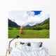 Easter island head on Kualoa Ranch, Oahu Wall Mural