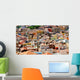 Colorful Houses Bosa Town Wall Decal