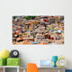 Colorful Houses Bosa Town Wall Decal