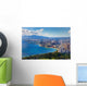 Spectacular view of Honolulu city, Oahu Wall Mural