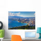 Spectacular view of Honolulu city, Oahu Wall Mural