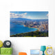 Spectacular view of Honolulu city, Oahu Wall Mural