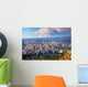 Spectacular view of Honolulu city, Oahu Wall Mural