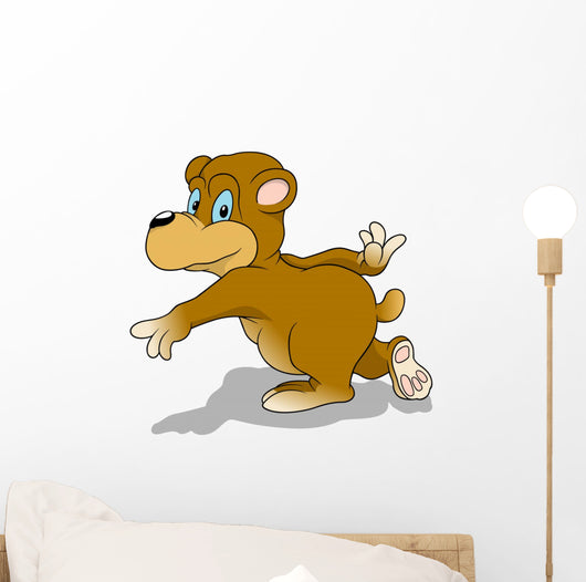 Running Bear Wall Decal