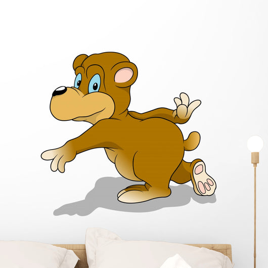 Running Bear Wall Decal