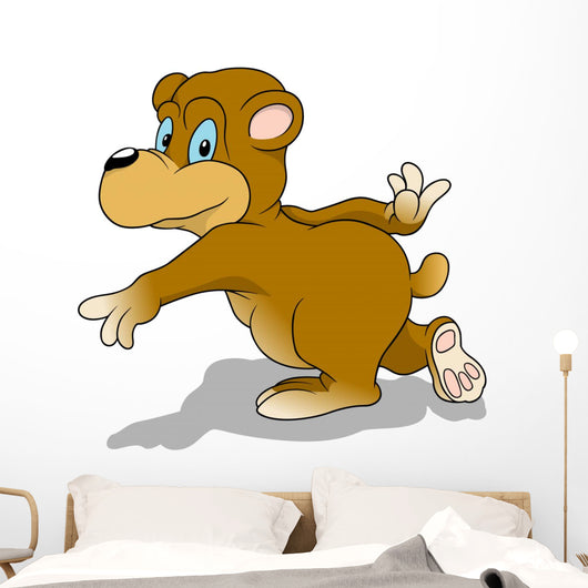 Running Bear Wall Decal
