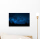 Night Sky with Trees Wall Decal
