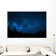 Night Sky with Trees Wall Decal