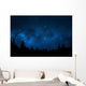 Night Sky with Trees Wall Decal
