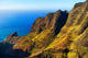 Aerial view of spectacular Na Pali coast, Kauai Wall Mural