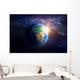 Planet Earth in outer space Wall Decal