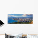 Spectacular view of Honolulu city, Oahu Wall Mural