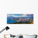 Spectacular view of Honolulu city, Oahu Wall Mural