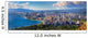 Spectacular view of Honolulu city, Oahu Wall Mural