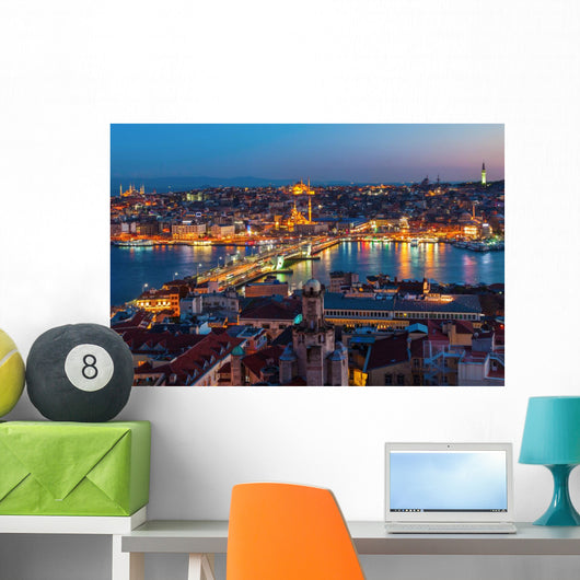 Night Time Istanbul Wall Decal