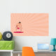Business Card Japanese Sumo Wall Decal