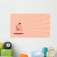 Business Card Japanese Sumo Wall Decal