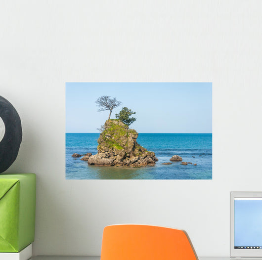 Small Rock Sea Japan Wall Decal