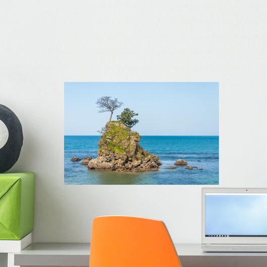 Small Rock Sea Japan Wall Decal