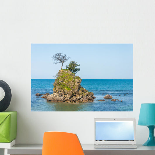 Small Rock Sea Japan Wall Decal