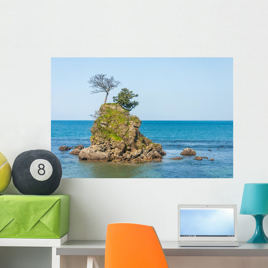 Small Rock Sea Japan Wall Decal