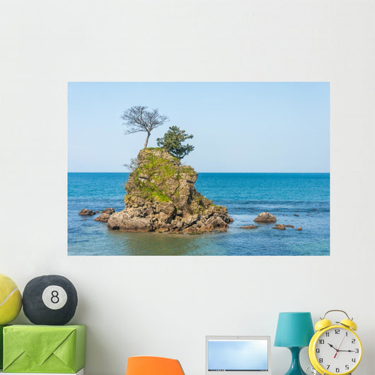 Small Rock Sea Japan Wall Decal