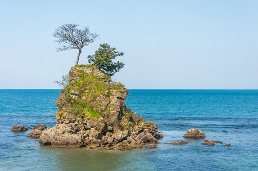 Small Rock Sea Japan Wall Decal