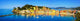 Liguria Italy Silence Bay Wall Decal Panoramic Wall Decal