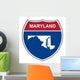 Maryland Interstate Highway Shield Wall Decal
