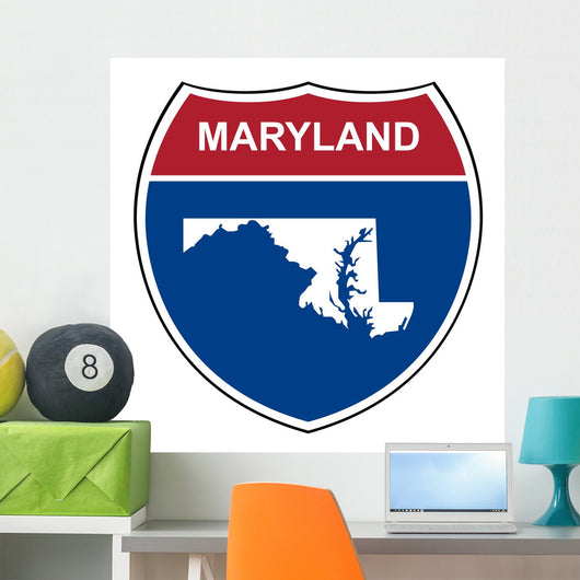 Maryland Interstate Highway Shield Wall Decal