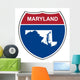 Maryland Interstate Highway Shield Wall Decal