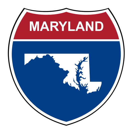 Maryland Interstate Highway Shield Wall Decal
