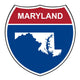 Maryland Interstate Highway Shield Wall Decal