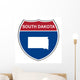 South Dakota Interstate Highway Wall Decal