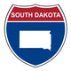South Dakota Interstate Highway Wall Decal