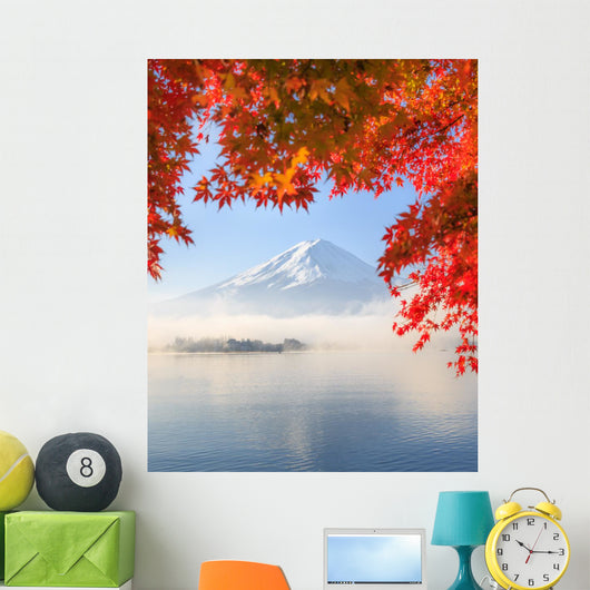 Autumn Season and Mountain Wall Decal