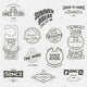 School Dance Badges Logos Wall Decal