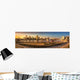 Baltimore Skyline Sunset Wall Decal Panoramic Wall Decal