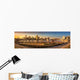 Baltimore Skyline Sunset Wall Decal Panoramic Wall Decal