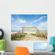 Image Wooden Gate Beach Wall Decal