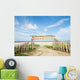 Image Wooden Gate Beach Wall Decal