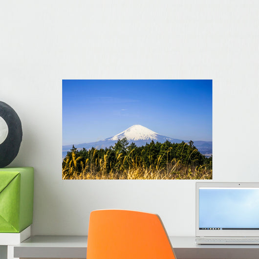 The Blueish Mountain Fuji, Japan Wall Mural