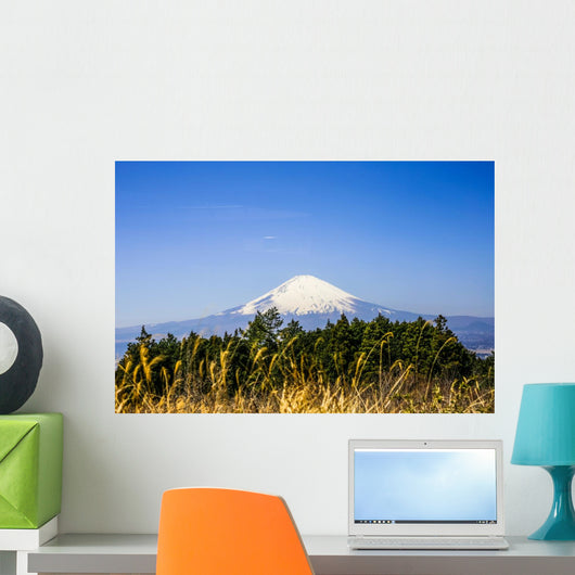 The Blueish Mountain Fuji, Japan Wall Mural
