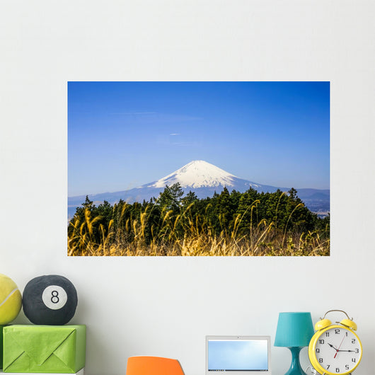 The Blueish Mountain Fuji, Japan Wall Mural