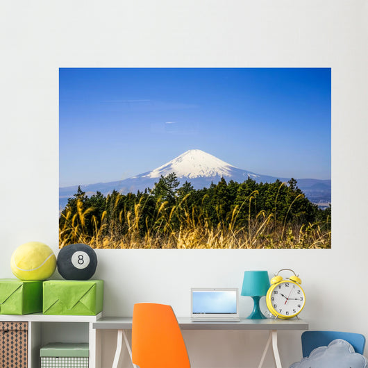 The Blueish Mountain Fuji, Japan Wall Mural